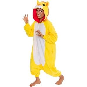 Unisex Adult Pajamas - Plush One Piece Cosplay Lion Animal Costume NWOT